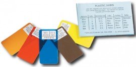 DeFelsko STDSHIMS Precision Plastic Shims, Non Certified, Set of 5-