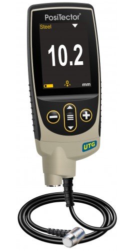 DeFelsko UTGM1 PosiTector Standard Ultrasonic Thickness Gauge with alumina probe tip and multiple echo probe-