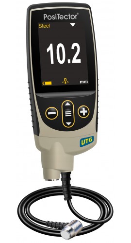 DeFelsko UTGM3 PosiTector Advanced Ultrasonic Thickness Gauge with alumina probe tip and multiple echo probe-