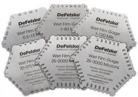 DeFelsko WFG15SS Stainless Steel Wet Film Thickness Gauge, 6-sided, 0.5 to 15 mils, imperial-