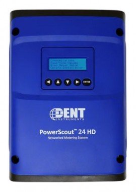 Dent PS24HD-C-D-N PowerScout 24 HD Multi-Circuit Power Submeter with enclosure and display, 24-channel-