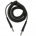 DESCO Relaxed Retraction Coil Cord, banana plug, 12&#039;-