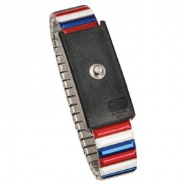 DESCO 09200 Premium Adjustable Expansion Metal Wrist Strap, 5.75 to 13&quot; size-