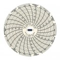 Dickson C316 Replacement Charts, 3&quot;, 7 day, 25 to 50&amp;deg;C, Box of 60-