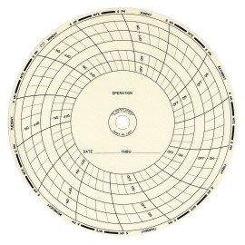 Dickson C467 Weekly ON/OFF Charts, 8&amp;quot;, 60-Pack-