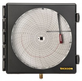 Dickson PW866 8&amp;quot; Pressure Chart Recorder with Splash-Proof Case, 0 to 300 psi, 7-Day-