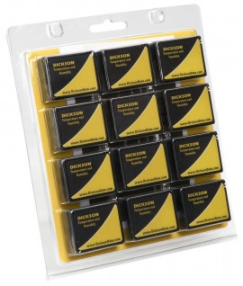 Dickson SK550 Compact Temperature Data Loggers, 12-Pack-