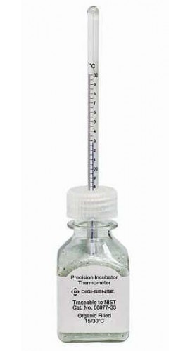 Digi-Sense 08077-33 Incubator Verification Thermometer, 15 to 30&amp;deg;C-