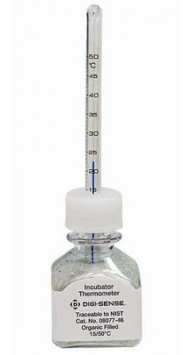 Digi-Sense 08077-46 Incubator Verification Thermometer, 15 to 50&amp;deg;C-