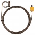 Digi-Sense 08469-22 Type-K Hose Clamp Probe with Mini Connector, 10&#039;, 0.44 to 1&quot; Diameter-