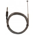 Digi-Sense 08491-09 Stainless-Steel Surface Thermistor, 3.63&quot; L, 10&#039; Flat Lead-