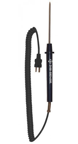 Digi-Sense 08517-65 Type-J Standard Pen Probe with Mini Connector, 4", 0.156" Diameter-