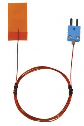 Digi-Sense 08519-54 Type-T Self-Adhesive Tape Probes with Mini Connectors, 1 x 2", 3-Pack-