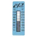 Digi-Sense 09035-07 Irreversible 10-Point Vertical Temperature Label, 270 to 360&amp;deg;F-