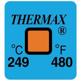 Digi-Sense 09035-40 Irreversible 1-Point Temperature Label, 480&amp;deg;F-