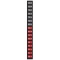 Digi-Sense 09035-55 Reversible 16-Point Vertical Temperature Label, 90 to 120&amp;deg;F-