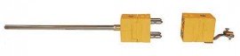 Digi-Sense 18520-03 Type-K Thermocouple Probe with quick disconnector, inconel sheath, grounded-