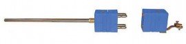 Digi-Sense 18520-70 Type-T Thermocouple Probe with quick disconnector, 18&amp;quot;, exposed-