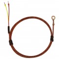 Digi-Sense 18526-23 Type K Bolt On Thermocouple Probe with stripped leads, #8 screw, grounded-