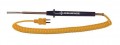 Digi-Sense 18526-56 Type K Flat-Leaf Thermocouople Probe, 4.5&amp;quot;, 5&amp;#39; coil cord-