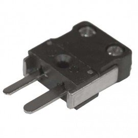 Digi-Sense 18527-53 Locking Thermocouple Flat-Blade Mini Connector, type j, male-