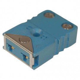 Digi-Sense 18527-57 Locking Thermocouple Flat-Blade Mini Connector, type t, female-