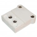 Digi-Sense 18527-86 White ANSI Female RTD Connector, 3-blade-