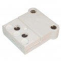 Digi-Sense 18527-87 White ANSI Female RTD Connector, 3-blade, 300&amp;deg;F (149&amp;deg;C)-