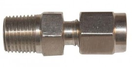 Digi-Sense 18527-93 Stainless Steel Compression Fitting, 1/4&amp;quot; dia, 1/8&amp;quot; NPT (M)-