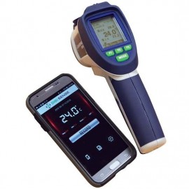 Digi-Sense 20250-25 Dual-Laser Infrared Thermometer with Bluetooth, -58 to 3,362&amp;deg;F, 50:1-