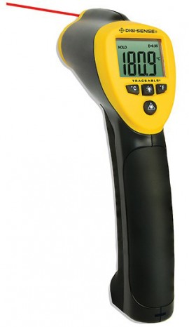 Digi-Sense 37803-96 Traceable Infrared Thermometer, 50:1 Ratio, -58 to 1,832&amp;deg;-