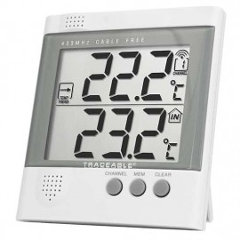 Digi-Sense 37804-10 Traceable Wireless Refrigerator Thermometer Set with calibration-