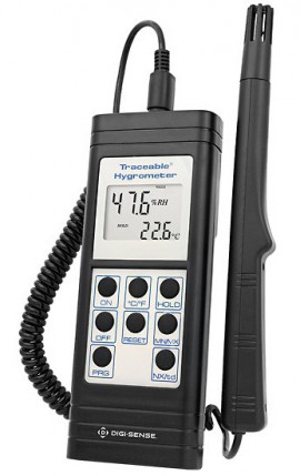 Digi-Sense 37950-03 Thermo-Hygrometer with RS-232, 10 to 95% RH, 0 to 199&amp;deg;F-