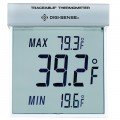 Digi-Sense 90080-10 Traceable Big-Digit See-Thru Digital Thermometer, Fahrenheit, -13 to 158&amp;deg;F-