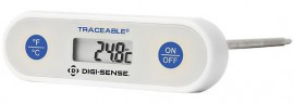Digi-Sense 90205-04 Traceable T-Bar Waterproof Food Thermometer, -58 to 536&amp;deg;F-