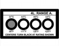 Digi-Sense 90308-40 Irreversible Temperature Label, 99 to 129&amp;#176;F, 10 per pack-