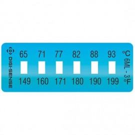 Digi-Sense 90308-93 Irreversible Temperature Label, 6-Point, 149 to 199&amp;#176;F-