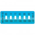 Digi-Sense 90308-93 Irreversible Temperature Label, 6-Point, 149 to 199&amp;#176;F-