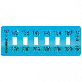 Digi-Sense 90308-95 Irreversible Temperature Label, 6-Point, 270 to 320&amp;#176;F-