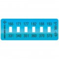Digi-Sense 90308-96 Irreversible Temperature Label, 6-Point, 331 to 379&amp;#176;F-