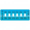 Digi-Sense 90308-97 Irreversible Temperature Label, 6-Point, 390 to 450&amp;#176;F-