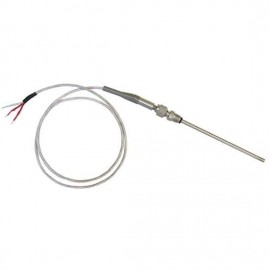 Digi-Sense 90447-37 RTD Probe, 7&quot;, 1/4&quot; NPT, re-adjustable stripped leads-