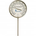 Digi-Sense 90550-50 Bottom-Connect Bimetal Thermometer with Dampened Movement, 50 to 550&amp;deg;F, 4&amp;quot; Stem-