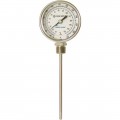 Digi-Sense 90551-34 Silicone-Filled Bottom-Connect Bimetal Thermometer, 50 to 300&amp;deg;F, 6&amp;quot; Stem-