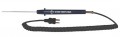 Digi-Sense 93601-02 Type-J Hypo Tip Probe with Mini Connector, 4&quot;, 0.063&quot; Diameter-