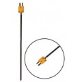 Digi-Sense 93810-02 Type-K Detachable PFA-Coated Probe with Mini Connector, 8&quot;, 0.145&quot; Diameter-