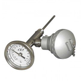 Digi-Sense 93820-53 Twin Temperature Thermometer with RTD transmitter, 50 to 500&amp;deg;F, 6&amp;quot; stem-