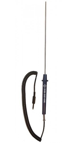 Digi-Sense 93824-00 Immersion Thermistor Probe with Phono Plug, -40 to 212&amp;deg;F, 5&#039; Coil Cable-