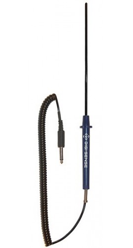 Digi-Sense 93824-12 Thermistor Probe with Phono Plug, -40 to 212&amp;deg;F, 5&#039; Coil Cable-