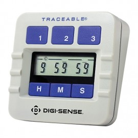 Digi-Sense 94460-60 Traceable Single-Display Triple-Event Lab Digital Timer-